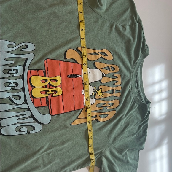 Green Graphic T-Shirt with Cartoon Print - Picture 6 of 6